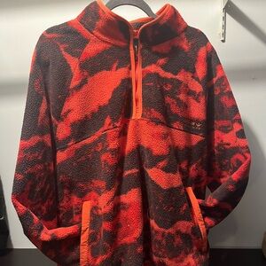 Adidas Adventure Red and Black Fleece